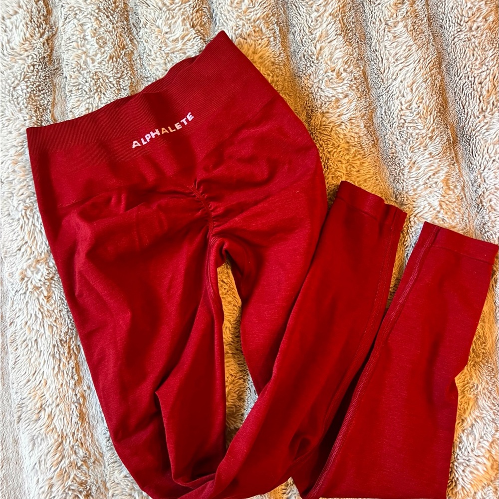 Alphalete women’s Red Leggings